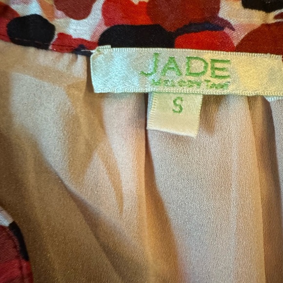 JADE
Zoe Long Sleeve Tiered Dress- Red size S - Picture 2 of 3